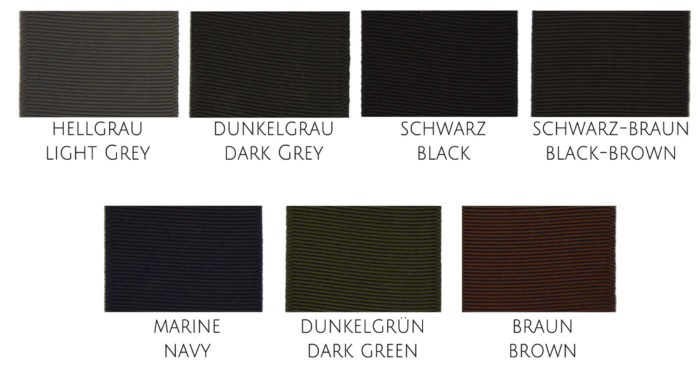 Herren Hutband Grosgrain Ribbon Men farben