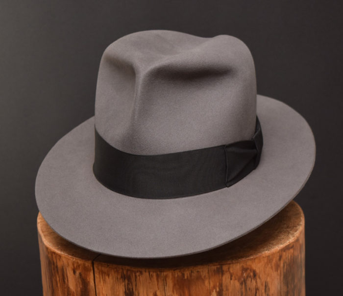 Clipper Fedora hat beaver felt