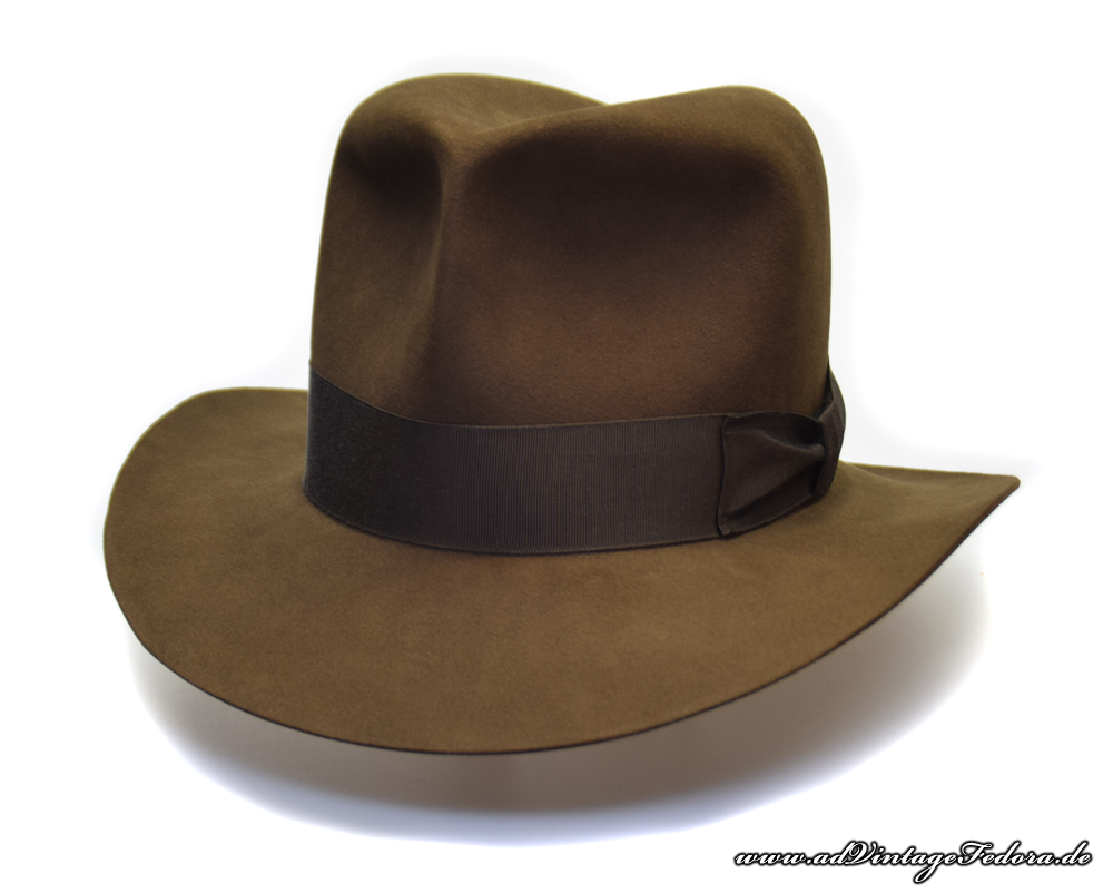Raider Fedora Indiana Jones Hut Hat without Turn Front side 1