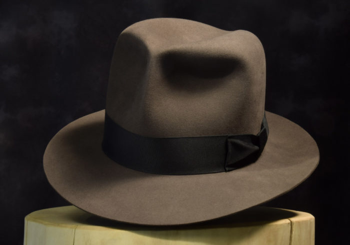 Clipper fedora smoke grey 100% biber beaver 2