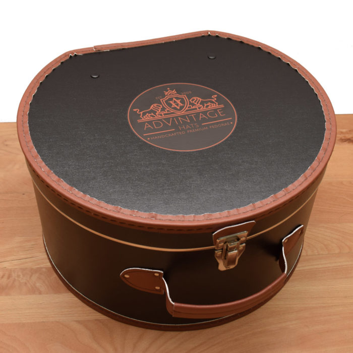 Hutkoffer Hutkarton Hutschachtel Hutbox mit Einlage von adVintage Fedora 2