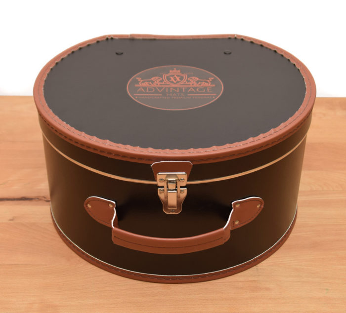 Hutkoffer Hutkarton Hutschachtel Hutbox mit Einlage von adVintage Fedora