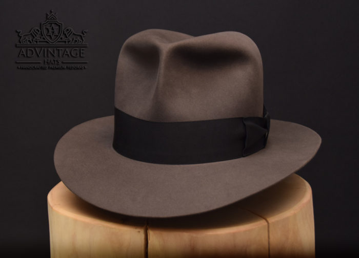 Indiana Jones Travel Clipper Fedora grey grau hat hat