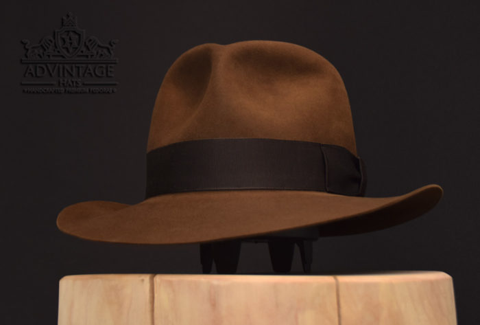 Custom handmade handcrafted handgemavcht indiana jones fedora hut hat