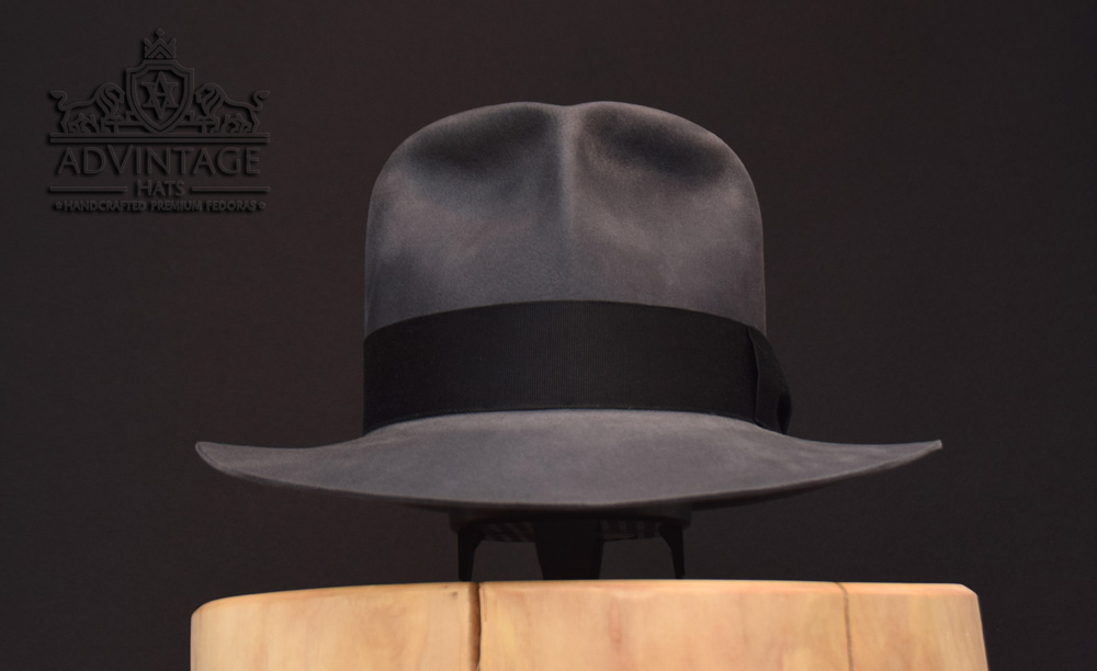 Indiana Jones Fedora hut hat biber beaver grey grau raiders clipper