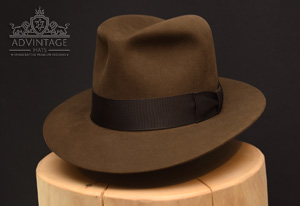 Shorter Temple Fedora hat