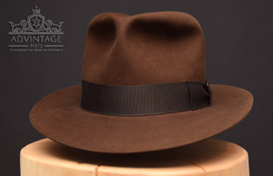 Kingdom Fedora hat in True-Sable