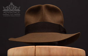 Shorter Streets of Cairo Fedora Hat in Light-Sable