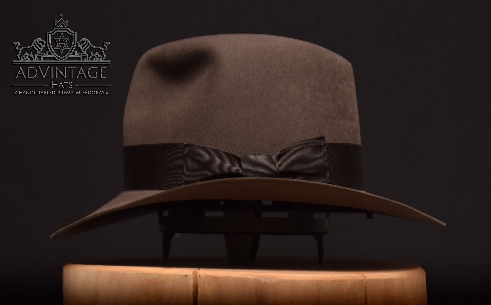 handgemachter Fedora Hut aus Biberfilz