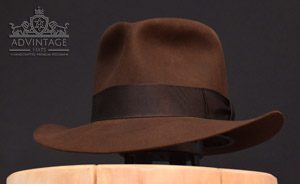 Crusader Fedora Hat in True-Sable