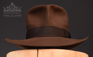 SoC Fedora with slightly wider brim in True-Sable