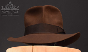 Decent Streets of Cairo Fedora Hat in True-Sable