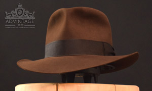 Crusader Fedora Hat in True-Sable - The Three Trials