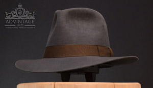 Custom Fedora Hut in Slate