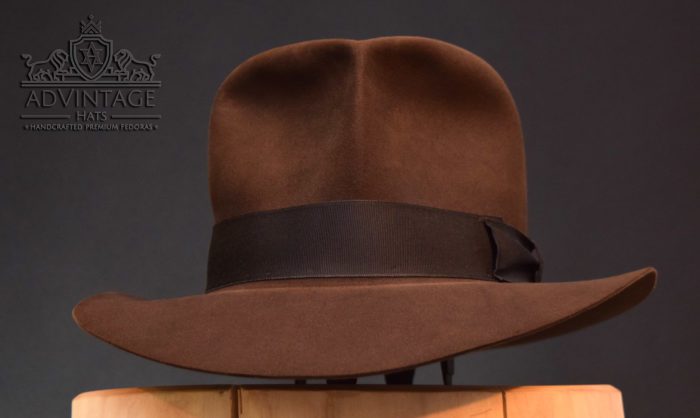 Streets of Cairo Fedora Hut hat Indiana Jones Indy sable beaver felt handmade