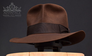 Decent Streets of Cairo Fedora Hat in True-Sable