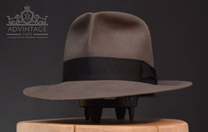 Clipper Fedora Hut in Smoke-Grey