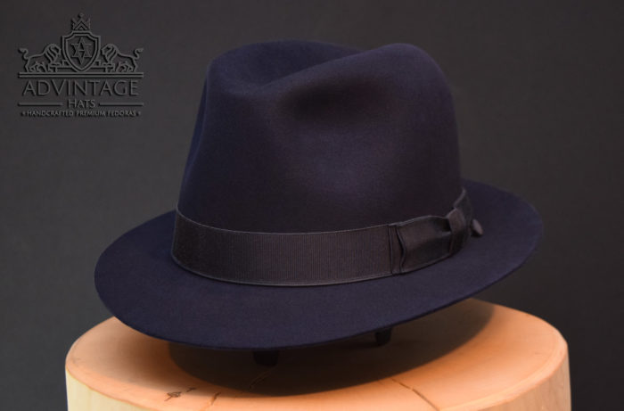 Blacklist Trilby Fedora hat hut james spader red reddington raymond blau blue advintage