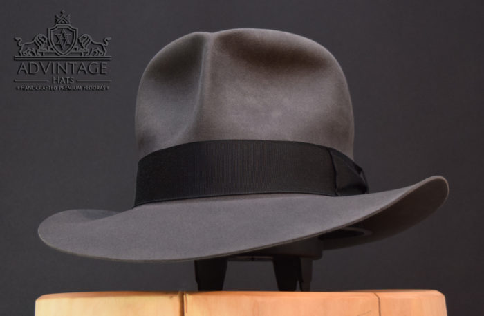 Streets of Cairo Fedora HUt hat in slate grey