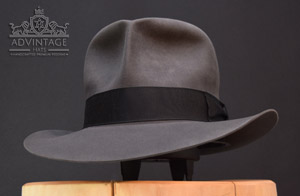 Streets of Cairo Fedora hat in "Slate"