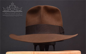 Raider adVintage MasterPiece Fedora hat in True-Sable