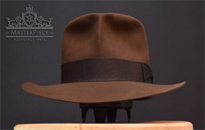 Raider adVintage MasterPiece Fedora Hut in True-Sable