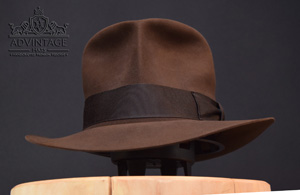 Decent Streets of Cairo Fedora hat in True-Sable