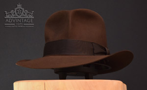 Decent Streets of Cairo Fedora Hat in True-Sable