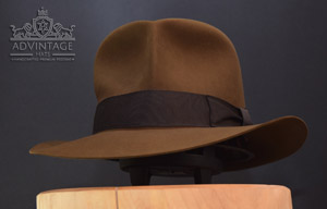 DECENT STREETS OF CAIRO FEDORA HAT IN RAIDERS-SABLE