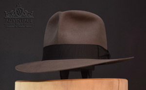 Clipper Fedora Hat in Smoke-Grey