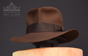 Shorter Streets of Cairo Fedora Hat in True-Sable