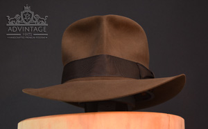 Dezenter Streets of Cairo Fedora Hat in Sable