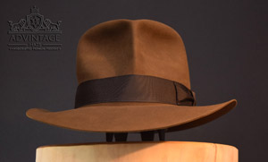 Dezenter Fedora Hut in der Farbe Raiders-Sable