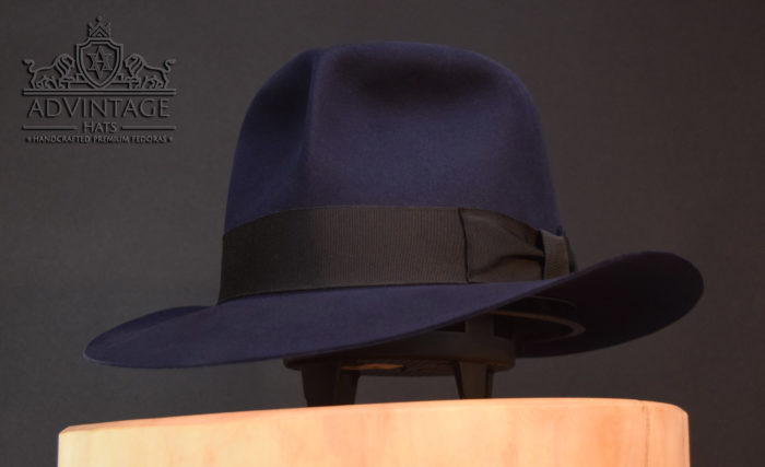 Raider fedora indiana jones indy hut hat blue blau 2