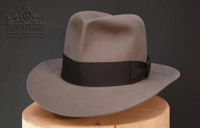 clipper fedora hut hat traver grey mouse indy indiana jones