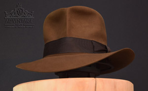 Decent Streets of Cairo Fedora Hat in Raider-Sable