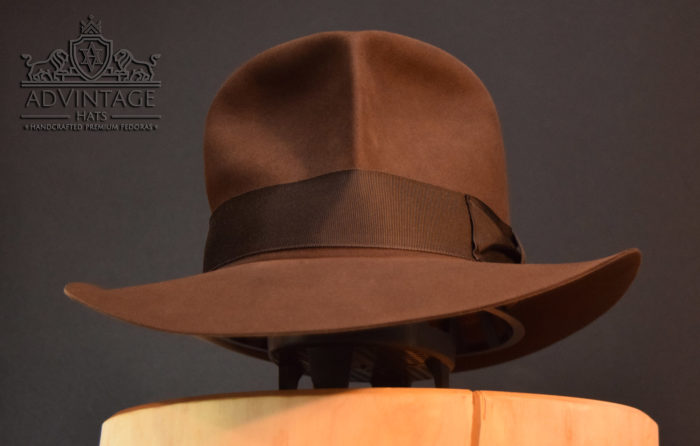 Streets of Cairo Fedora Hut hat in true-sable indy indana jones dezent decent