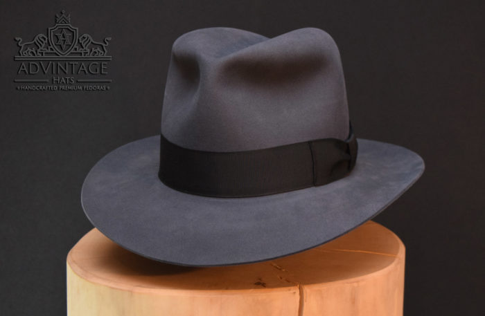 Kingdom Crystal Skull Fedora Hut hat Indy Indiana Jones grey grau