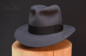 Kingdom Fedora hat in Steel Grey
