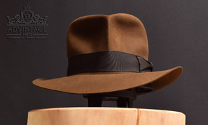 Decent Streets of Cairo Fedora hat in Bright-Sable