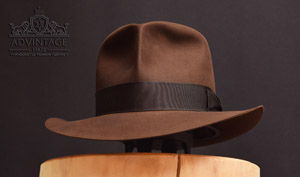 Raider Fedora hat in True-Sable