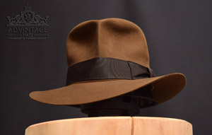 Decent Streets of Cairo Fedora hat in Bright-Sable