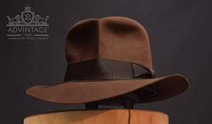 Decent Streets of Cairo Fedora hat in True-Sable