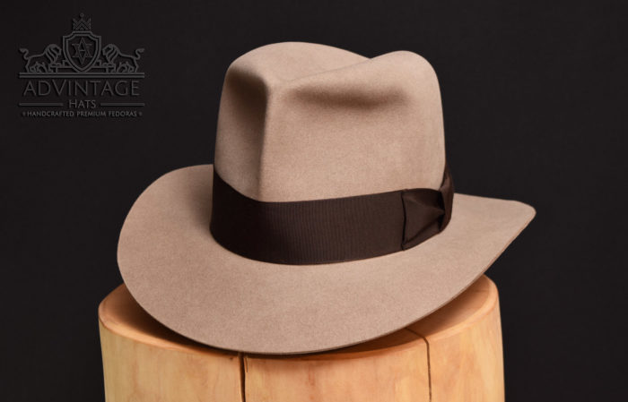 raider fedora hut hat indy indiana jones natural undyed