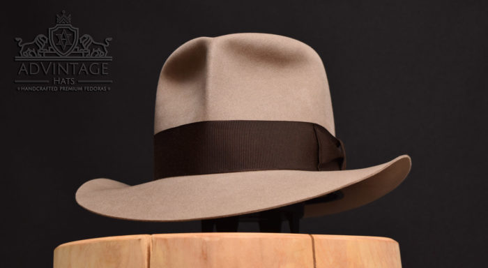 raider fedora hut hat indy indiana jones natural undyed 2