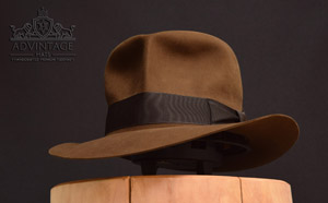 Decent Streets of Cairo Fedora hat in Bright-Sable