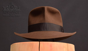 MasterPiece Raiders Fedora hat in True-Sable