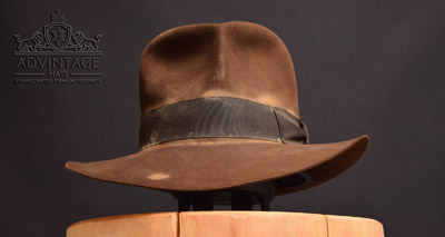 Hero Streets of Cairo Fedora hat in True-Sable