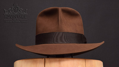 adVintage Masterpiece Raider Fedora hat in True-Sable