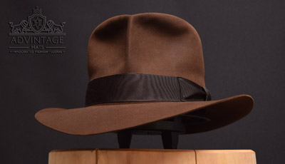 Decent Streets of Cairo Fedora hat in True-Sable